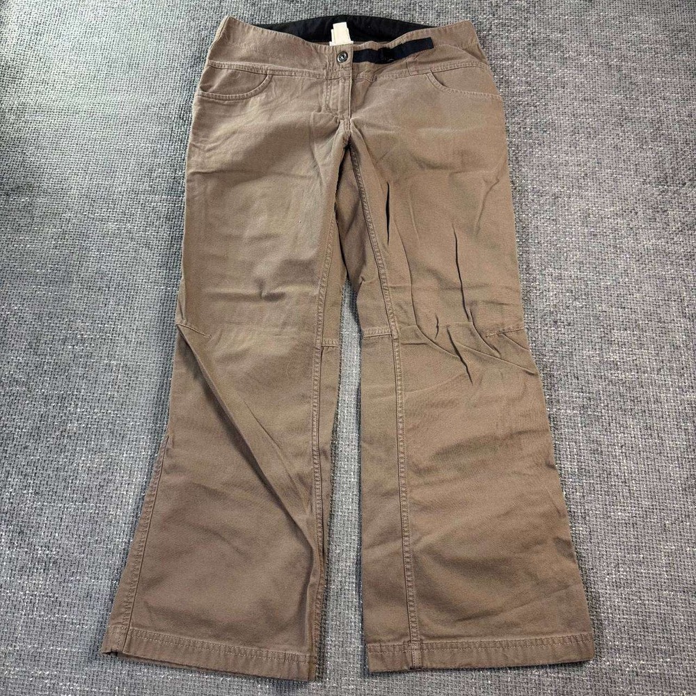 Mountain Equipment Co-op MEC Pants Womens 32 Short Brown Organic Cotton Gorpcore
